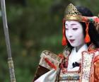 Dişi samuray, katana savaşçı kadın